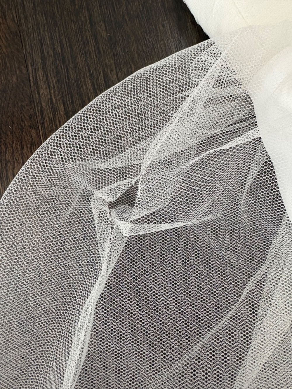 DAVID’S BRIDAL flower girl dress lace detail size 8 - Picture 7 of 8